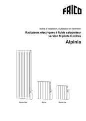 Frico Alpinia Haut Notice D'installation, D'utilisation Et D'entretien