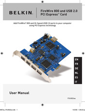 Belkin F5U602ea Manuel De L'utilisateur