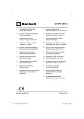 EINHELL GC-PM 46/5 S Instructions D'origine