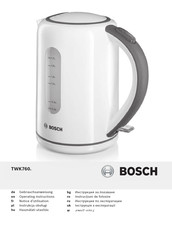 Bosch TWK7603 Notice D'utilisation
