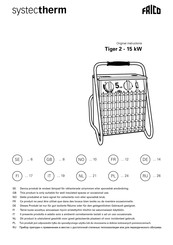 Frico SystecTherm Tiger 2 Manuel D'utilisation