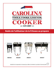 Carolina Cooker M64556 Guide De L'utilisateur