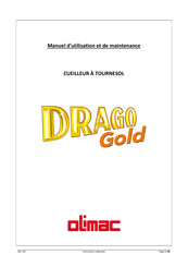 OLIMAC DRAGO Gold Manuel D'utilisation Et De Maintenance