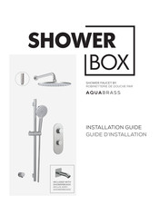 aquabrass SHOWER BOX SHOWERBOX01 Guide D'installation