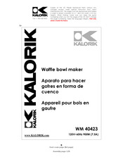 Kalorik WM 40423 Mode D'emploi