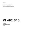 Gaggenau VI 492 613 Notice De Montage