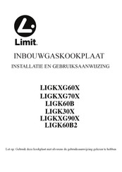 LIMIT LIGK60B2 Notice D'installation Et D'utilisation