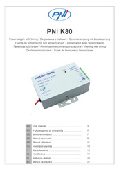 PNI K80 Manuel Utilisateur