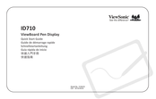 ViewSonic ViewBoard ID710-BWW Guide De Démarrage Rapide