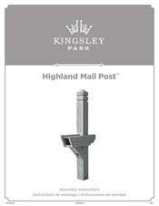 Kingsley Park Highland Mail Post Instructions De Montage