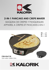 Kalorik CRM 43667 BK Manuel D'utilisation