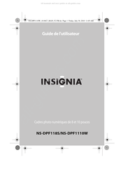 Insignia NS-DPF1110W Guide De L'utilisateur