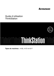 Lenovo ThinkStation S20 Guide D'utilisation