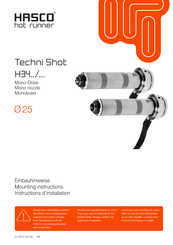 Hasco Techni Shot H34 Série Mode D'emploi