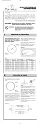 Cornelius ALIZÉ Instructions D'assemblage