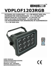 HQ Power VDPLOF1203RGB Notice D'emploi