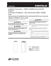 Cooper PORTFOLIO LSSQ2B Instructions D'installation