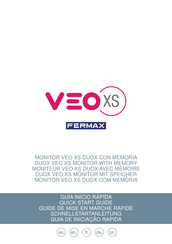 Fermax VEO XS Guide De Mise En Marche Rapide