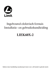 LIMIT LIEK60X-2 Manuel D'installation Et D'utilisation