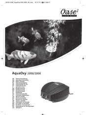 Oase AquaOxy 1000 Notice D'emploi