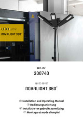 LED's work NOVALIGHT 360 Montage Et Mode D'emploi