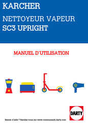 Kärcher SC 3 Upright EasyFix Manuel D'instructions