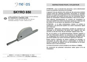 nekos SKYRO 650 Instructions Pour L'utilisateur