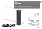 Motorline professional FORT Notice Pour L'utilisateur/Installateur