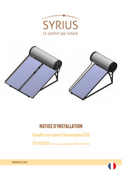 SYRIUS Thermosiphon ECO Notice D'installation