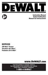 DeWalt DCPR320 Guide D'utilisation