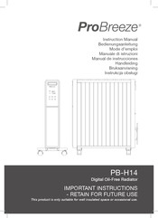 ProBreeze PB-H14 Mode D'emploi