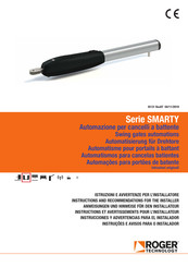 Roger Technology Smarty Instructions Et Avertissements Pour L'installateur