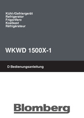 Blomberg WKWD 1500X Mode D'emploi