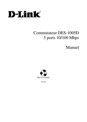 D-Link DES-1005D Manuel