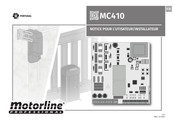 Motorline Professional MC410 Notice Pour L'utilisateur/Installateur