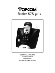 Topcom Butler 575 plus Mode D'emploi