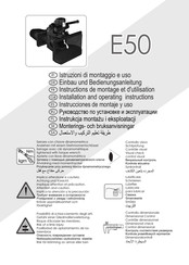 V.ORLANDI E 50 Instructions De Montage Et D'utilisation