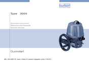 Burkert type 3005 Mode D'emploi