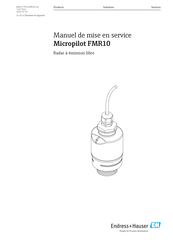 Endress+Hauser Micropilot FMR10 Manuel De Mise En Service