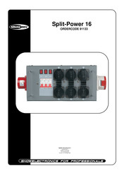 SHOWTEC Split-Power 16 Manuel De L'utilisateur
