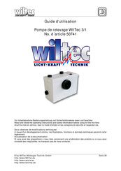 Wiltec 50741 Guide D'utilisation