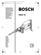 Bosch HSH 10 Instructions D'emploi