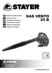 stayer GAS VENTO 25 B Instructions D'emploi