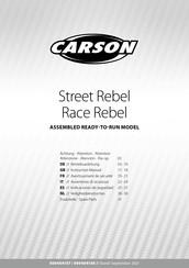 Carson Street Rebel 2WD X10 2.4G Manuel D'instructions