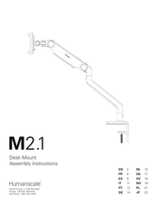 Humanscale M2.1 Instructions De Montage