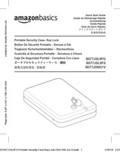 AmazonBasics B077JSL9FS Guide De Démarrage Rapide
