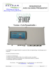 SEFRAM SF100DP Mode D'emploi