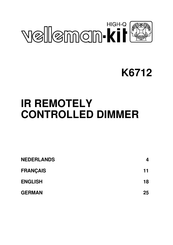 Velleman-Kit K6712 Mode D'emploi