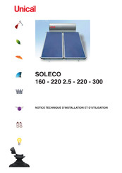 Unical SOLECO 220 Notice Technique D'installation Et D'utilisation