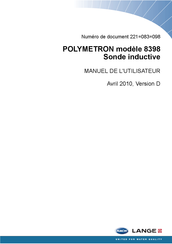 HACH LANGE POLYMETRON 8398 Serie Manuel De L'utilisateur